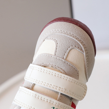 Pantofi copii din pânză, stil coreean - cu gleznă joasă, închidere Velcro, respirabili