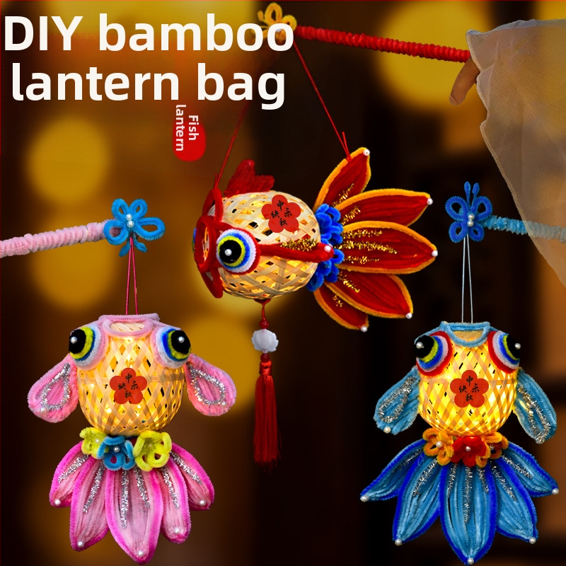 Fat Dragon lampa: motív koi, nepravidelný tvar, DIY, klasický štýl