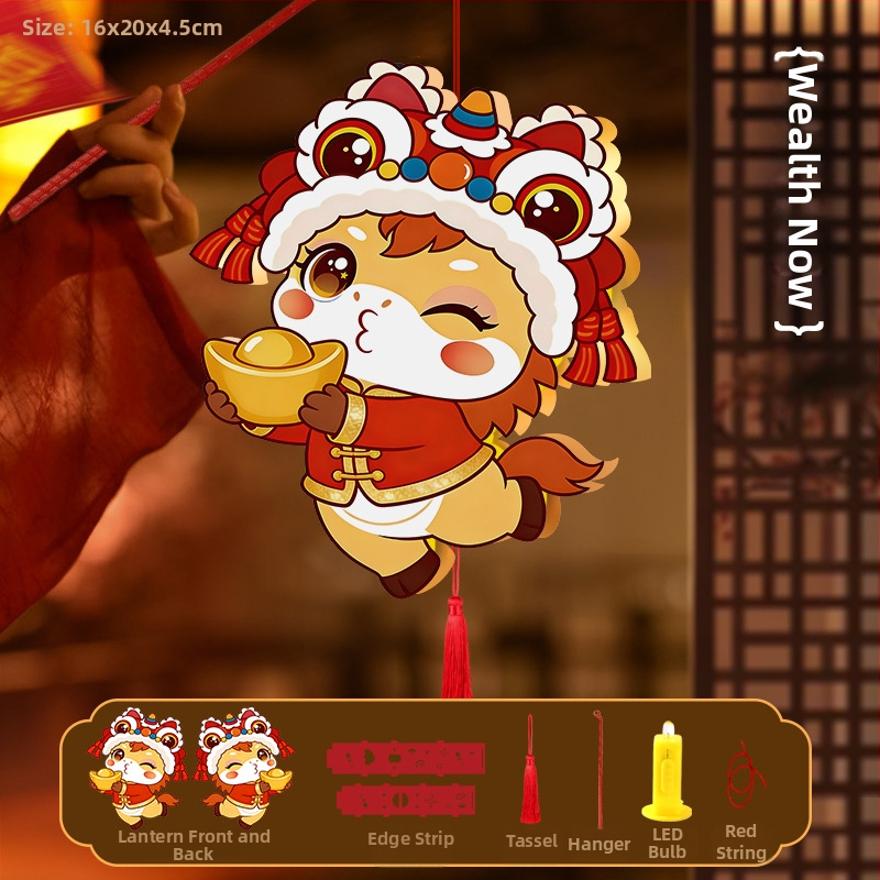 Φανάρι Fat Dragon: μοτίβο koi ψάρι, ακανόνιστο σχήμα, DIY, κλασικό στυλ