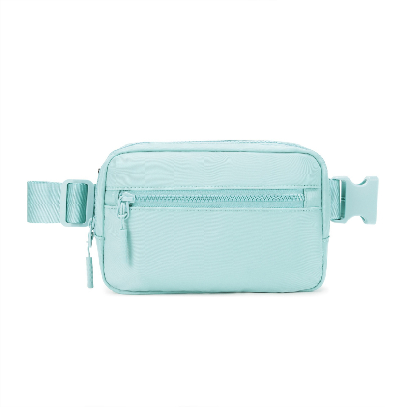 Geantă de talie unisex pentru sporturi în aer liber - impermeabilă din poliester, ultra ușoară, extensibilă, căptușire din poliester