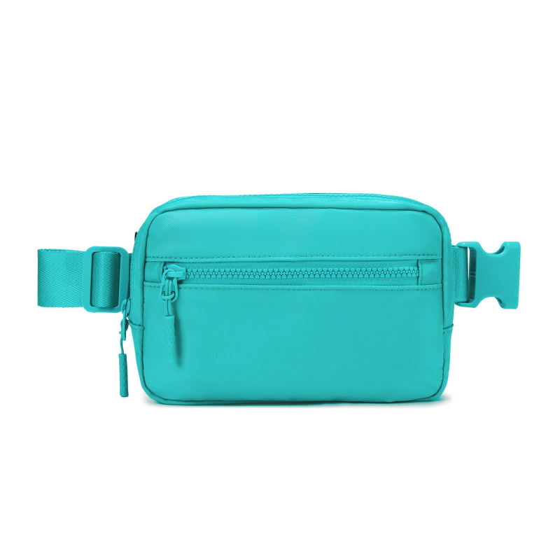 Geantă de talie unisex pentru sporturi în aer liber - impermeabilă din poliester, ultra ușoară, extensibilă, căptușire din poliester