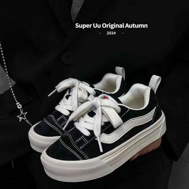 Sneakers pentru copii în stil coreean, mid-top, exterior din piele sintetică, talpă PU, anti-derapare, rezistenți la uzură