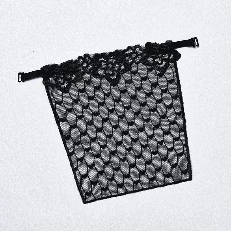 Top din dantelă fără bretele, decolteu în V, stil lejer; exterior: poliester filament, căptușeală: bumbac, lățime 25, vară 2023