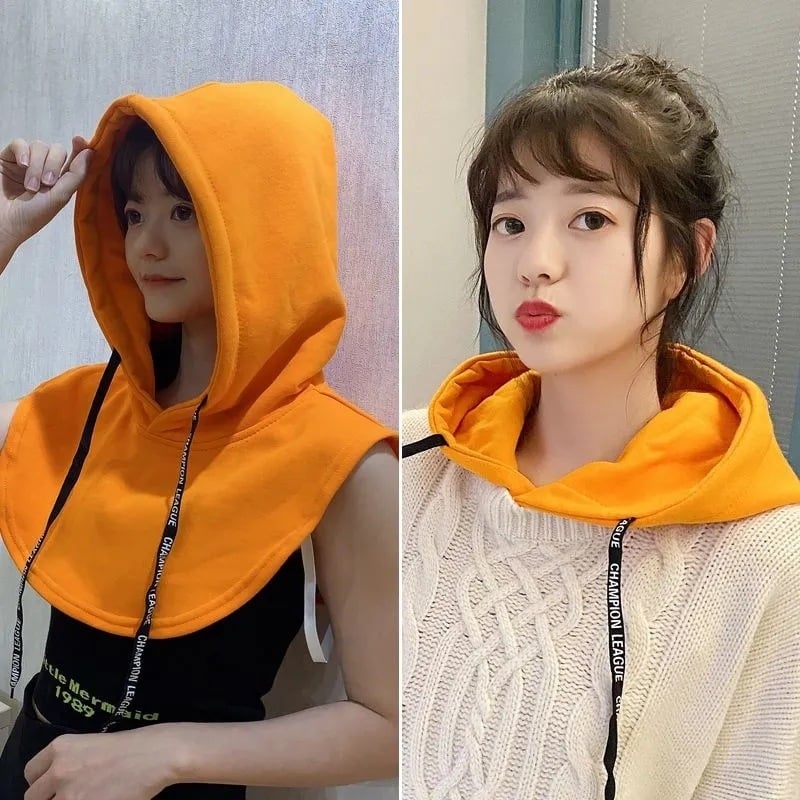 Guler fals cu glugă internă – bumbac, design intern cu glugă, primăvara 2025, origine: Xuzhou