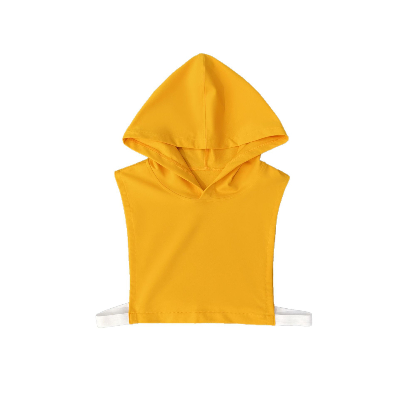 Guler fals cu glugă internă – bumbac, design intern cu glugă, primăvara 2025, origine: Xuzhou