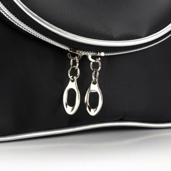 Geantă de cosmetică din nailon, căptușeală nailon, model monocrom, stil urban simplu, respirabilă, foarte ușoară, rezistentă la uzură