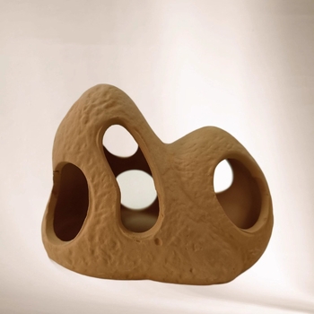 Διακοσμητικό ενυδρείου από συνθετική ρητίνη: κρυψώνα με σπήλαιο ωοτοκίας για γαρίδες και μικρά ψάρια, βελτιώνει το οικολογικό περιβάλλον