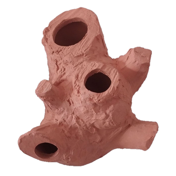 Διακοσμητικό ενυδρείου από συνθετική ρητίνη: κρυψώνα με σπήλαιο ωοτοκίας για γαρίδες και μικρά ψάρια, βελτιώνει το οικολογικό περιβάλλον