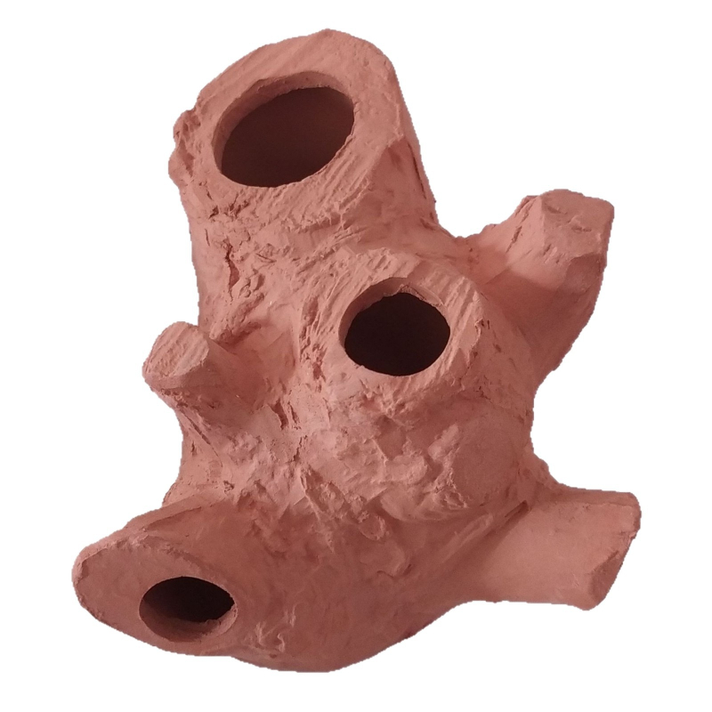 Διακοσμητικό ενυδρείου από συνθετική ρητίνη: κρυψώνα με σπήλαιο ωοτοκίας για γαρίδες και μικρά ψάρια, βελτιώνει το οικολογικό περιβάλλον