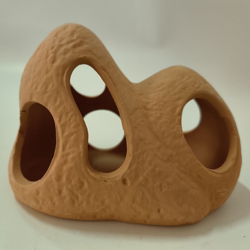 Διακοσμητικό ενυδρείου από συνθετική ρητίνη: κρυψώνα με σπήλαιο ωοτοκίας για γαρίδες και μικρά ψάρια, βελτιώνει το οικολογικό περιβάλλον