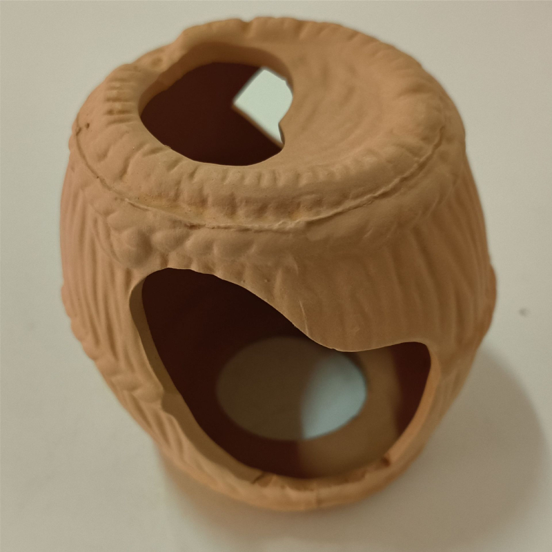 Διακοσμητικό ενυδρείου από συνθετική ρητίνη: κρυψώνα με σπήλαιο ωοτοκίας για γαρίδες και μικρά ψάρια, βελτιώνει το οικολογικό περιβάλλον