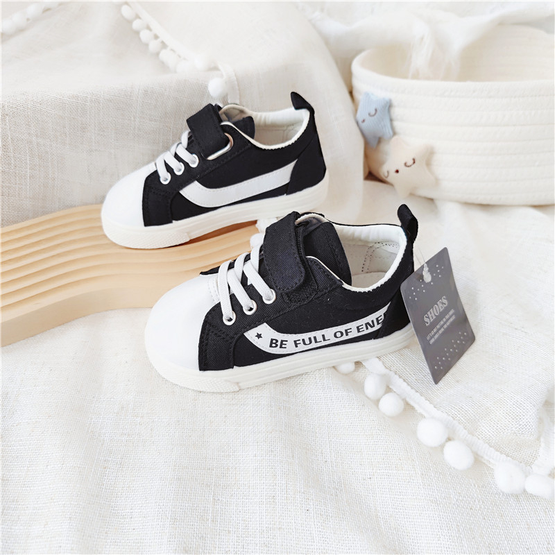 Adidași de copii din canvas cu Velcro – Unisex, pentru vârsta 4–6 ani, potriviți pentru primăvară, vară și toamnă