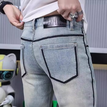 Τζιν σορτς για αγόρια – ευθεία γραμμή, 93% βαμβάκι, μικροελαστικότητα, θερινή συλλογή 2024