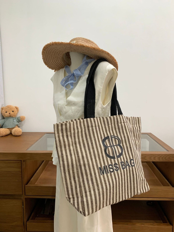 Torba za laptop, velika kapaciteta, casual tote za žene, laneno platno, ručna izrada