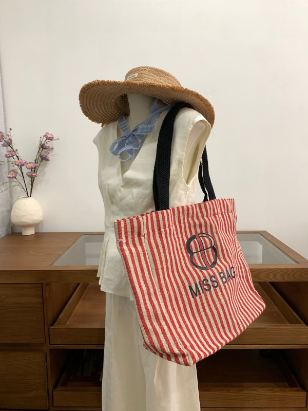 Torba za laptop, velika kapaciteta, casual tote za žene, laneno platno, ručna izrada