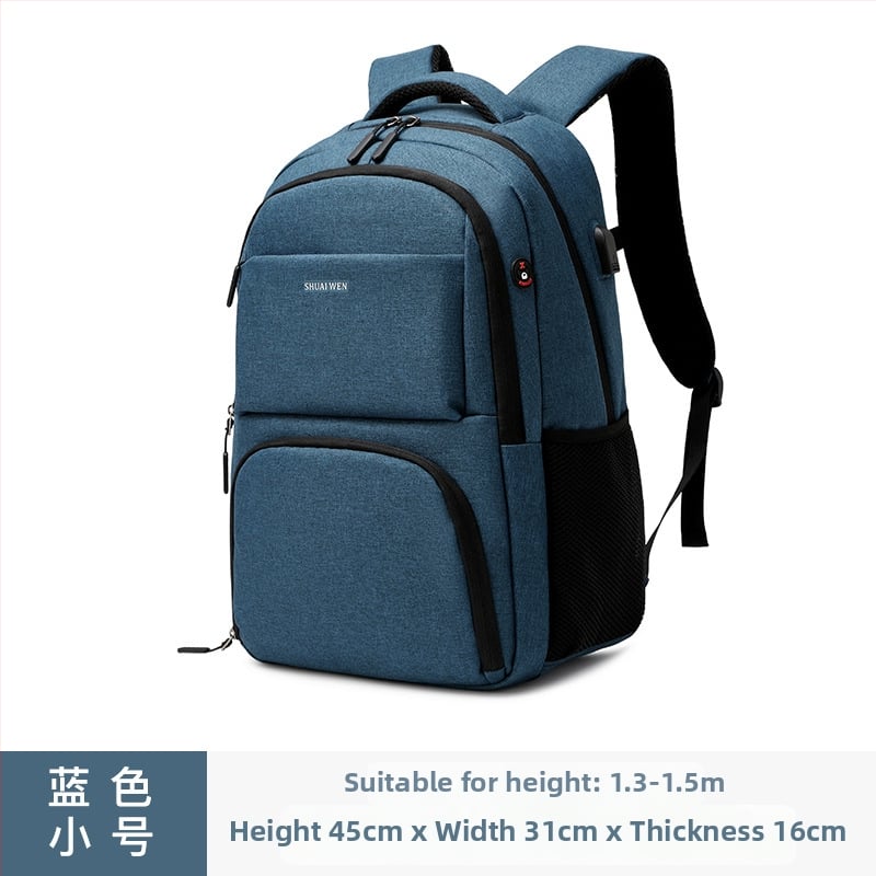 Σακίδιο πλάτης για μαθητές, Unisex, Νάιλον, Αναπνεύσιμο, Αδιάβροχο, Ανθεκτικό στη φθορά