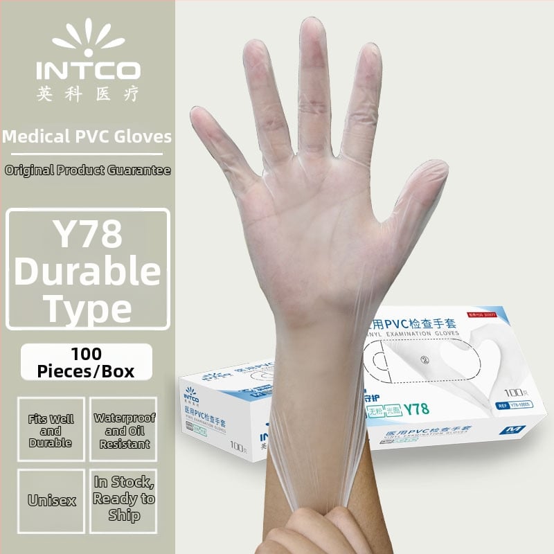 Yingke PVC γάντια μίας χρήσης για επεξεργασία τροφίμων και καθημερινή καθαριότητα, έγκριση Wanhuai μηχανής №20200001