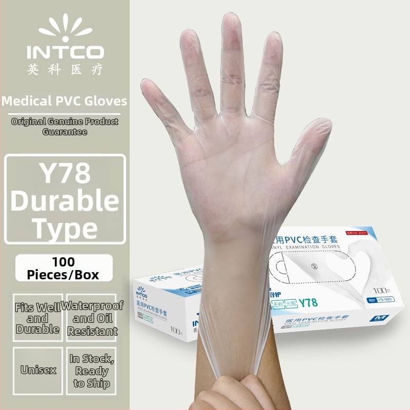 Yingke PVC γάντια μίας χρήσης για επεξεργασία τροφίμων και καθημερινή καθαριότητα, έγκριση Wanhuai μηχανής №20200001