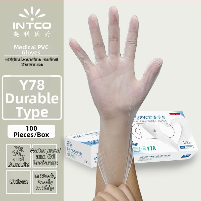 Yingke PVC γάντια μίας χρήσης για επεξεργασία τροφίμων και καθημερινή καθαριότητα, έγκριση Wanhuai μηχανής №20200001