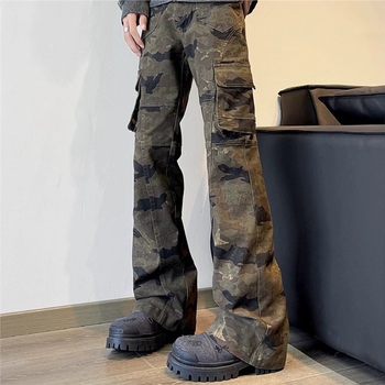 Ανδρικά τζιν: σλιμ στράιτ, υψηλή μέση, λεπτομέρεια χειροποίητης σχεδίασης, ύφασμα Modal με γούνα κουνελιού, φερμουάρ