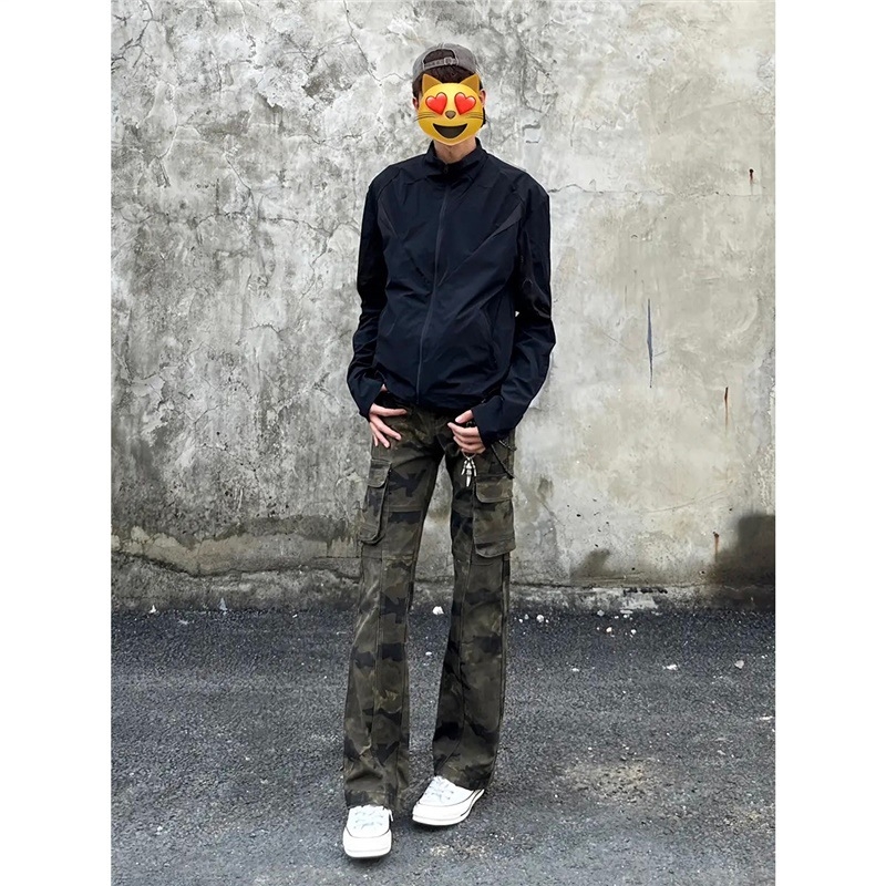 Ανδρικά τζιν: σλιμ στράιτ, υψηλή μέση, λεπτομέρεια χειροποίητης σχεδίασης, ύφασμα Modal με γούνα κουνελιού, φερμουάρ