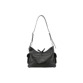 Kožna crossbody torba preko ramena, horizontalan kvadratni oblik, unutarnja džep sa zipom, zatvaranje šnalom