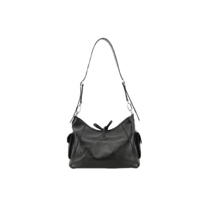 Kožna crossbody torba preko ramena, horizontalan kvadratni oblik, unutarnja džep sa zipom, zatvaranje šnalom
