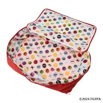 Organizator prtljage, japanski stil slatka djevojka crtani lik, dvostruki sloj, veliki kapacitet, sklopiva torba, najlon, unisex, kućno skladištenje