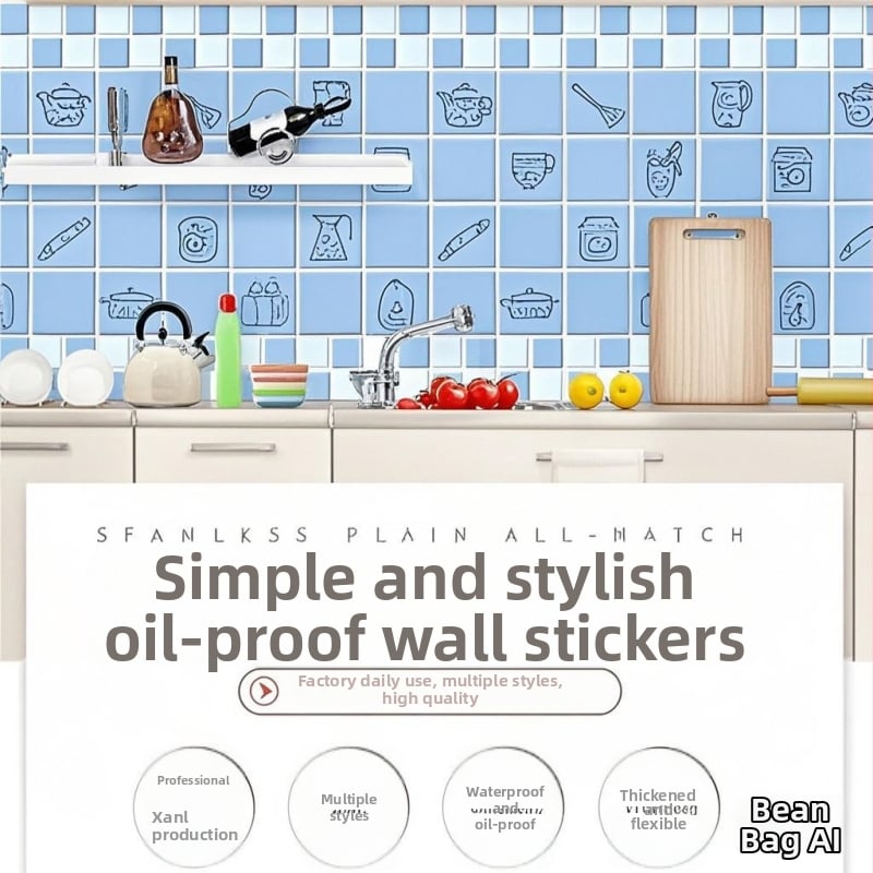 Konyhai falmatrica – PET anyag, olajálló, hőálló, nedvességálló, modern stílus