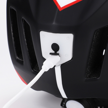 Gyerekeknek készült teljes arcú sisak EPS+PC anyagból, uniszex, LED világítással, logó nyomtatására alkalmas