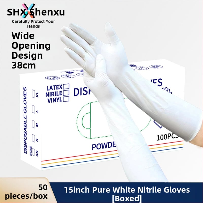 Γάντια από νιτρίλιο μιας χρήσης, τυπικού πάχους, 1000 τεμάχια ανά κουτί, βάρος συσκευασίας 5,5 κιλά, κατάλληλα για πλύσιμο πιάτων