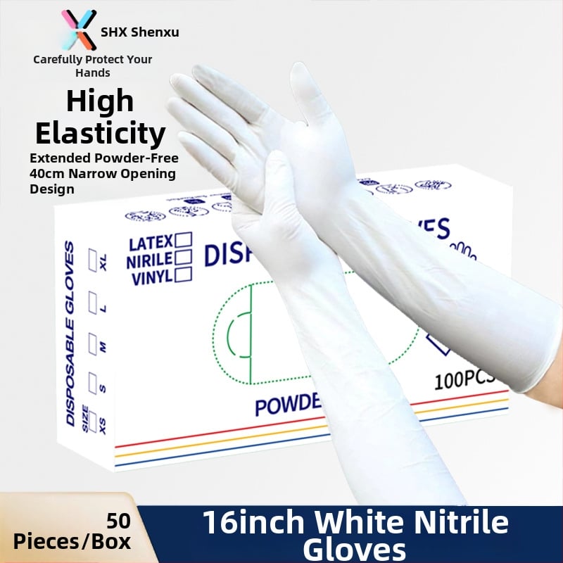 Γάντια από νιτρίλιο μιας χρήσης, τυπικού πάχους, 1000 τεμάχια ανά κουτί, βάρος συσκευασίας 5,5 κιλά, κατάλληλα για πλύσιμο πιάτων