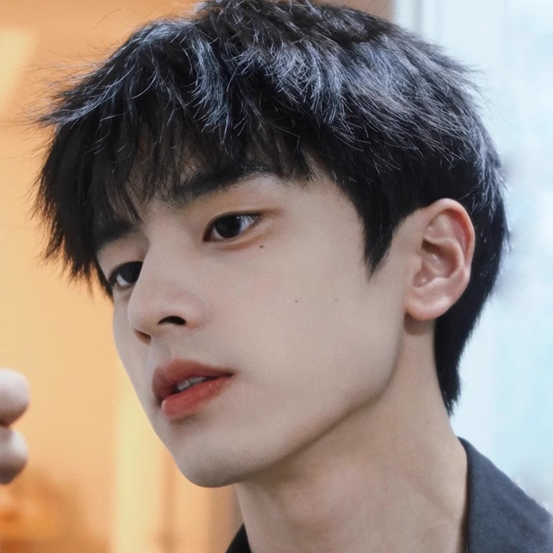 Περούκα κοντό μαλλί, κορεατικού στυλ, unisex πλήρες σετ για ολόκληρο το κεφάλι, ίνες ανθεκτικές στη θερμότητα, πανευρέως εφαρμογή, φράντζ: μπορεί να ευθυγραμμιστεί ή να κλίνει