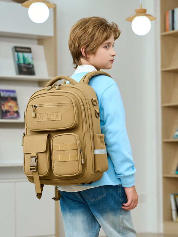 Καμουφλαρισμένο σακίδιο Oxford για Γυμνάσιο και Κολέγιο – Μεγάλη χωρητικότητα, ελαφρύ, ανθεκτικό στη φθορά, ανακλαστικά για νυχτερινή ασφάλεια