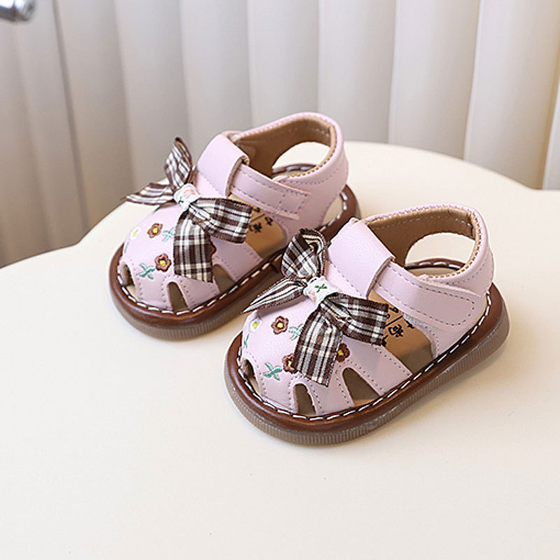 Cipele za mališane - unisex, sintetička koža, Velcro zatvarač, mašna uzorak, 12–36 mjeseci