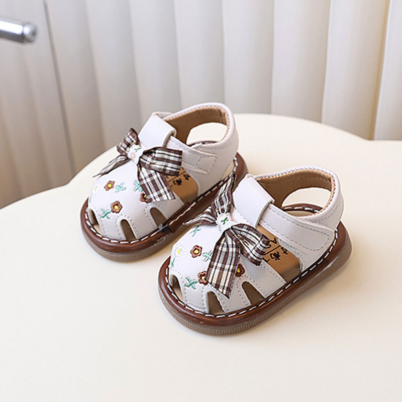 Cipele za mališane - unisex, sintetička koža, Velcro zatvarač, mašna uzorak, 12–36 mjeseci