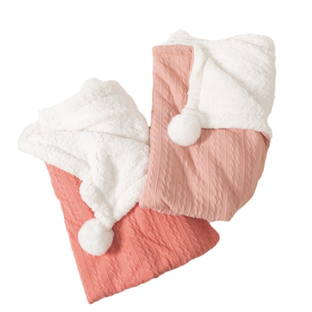 KELE pokrivač za bacanje, poliesterski jacquard pleteni s fleece podstavom i tekstnim vezom, za bebe i djecu 1–3 godine, zima–jesen