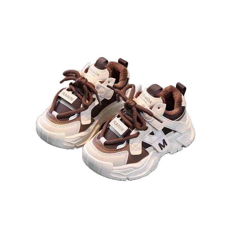Dječje tenisice Dad Shoes s Velcro kopčama, lagane i otporne; gornji dio od Super Fiber; potplat od gume i plastike; pogodna za zimu, proljeće i jesen