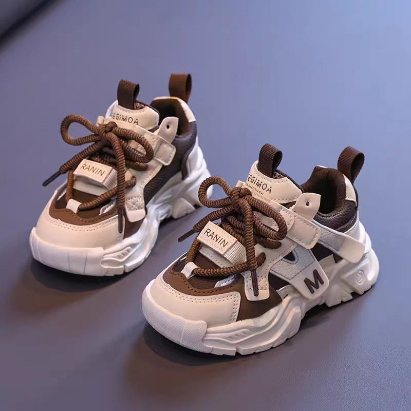 Dječje tenisice Dad Shoes s Velcro kopčama, lagane i otporne; gornji dio od Super Fiber; potplat od gume i plastike; pogodna za zimu, proljeće i jesen