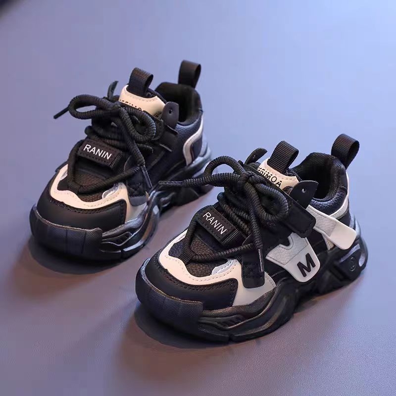 Dječje tenisice Dad Shoes s Velcro kopčama, lagane i otporne; gornji dio od Super Fiber; potplat od gume i plastike; pogodna za zimu, proljeće i jesen