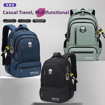 Σακίδιο πλάτης για αγόρια, Oxford ύφασμα, αδιάβροχο, αστικός μινιμαλιστικός σχεδιασμός, καμπύλοι ιμάντες ώμου