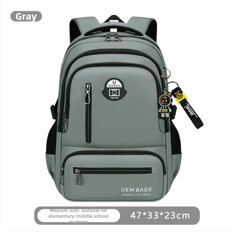 Σακίδιο πλάτης για αγόρια, Oxford ύφασμα, αδιάβροχο, αστικός μινιμαλιστικός σχεδιασμός, καμπύλοι ιμάντες ώμου