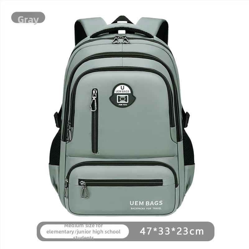 Σακίδιο πλάτης για αγόρια, Oxford ύφασμα, αδιάβροχο, αστικός μινιμαλιστικός σχεδιασμός, καμπύλοι ιμάντες ώμου