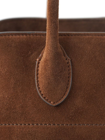 Torba tote od vrhunske teleće kože, Boston stil, vodoravni oblik, kuka zatvarač, platnena podstava.
