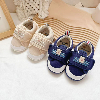 Pantofi pentru copii mici – unisex, închidere Velcro, partea superioară din plasă, respirabili, imprimeu desen animat