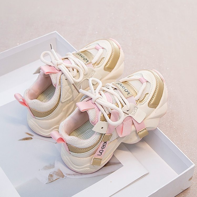 Dječje cipele Dad Shoes za djevojčice, gornji dio PU+mesh, Velcro kopča, životinjski uzorak, potplat od kompozita, dob 1–12 godina