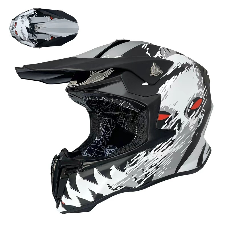 Off-road kaciga - cross-country stil, ABS materijal, Voss branda, DOT potvrda, sve sezone