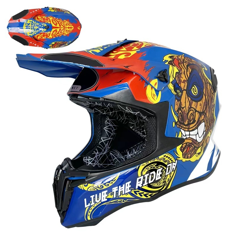 Off-road kaciga - cross-country stil, ABS materijal, Voss branda, DOT potvrda, sve sezone