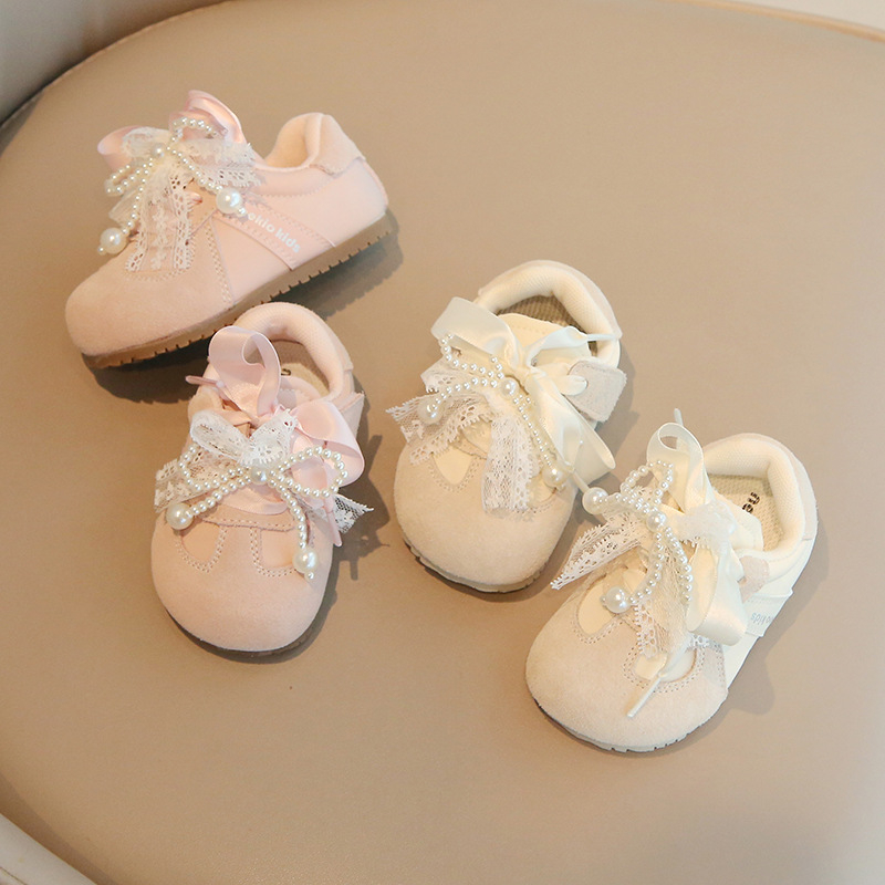 Dječje tenisice za bebe za djevojčice, mekana potplat, protuklizne, Velcro kopčom, prozračne, za dob 12–36 mjeseci