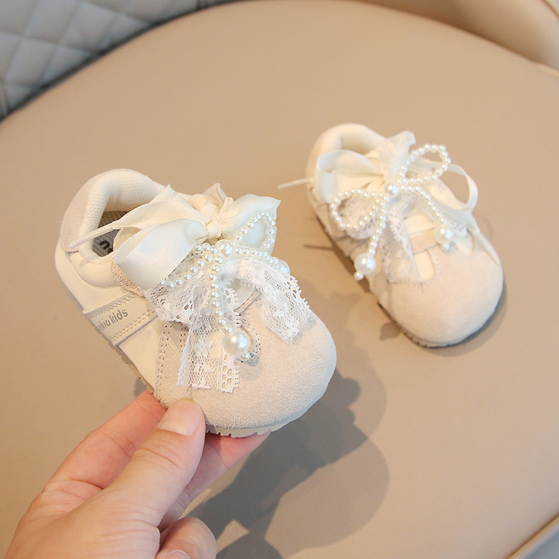 Dječje tenisice za bebe za djevojčice, mekana potplat, protuklizne, Velcro kopčom, prozračne, za dob 12–36 mjeseci